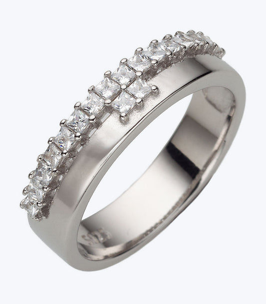 Eternity CZ Wedding Set Ladies Ring - SSRG 405