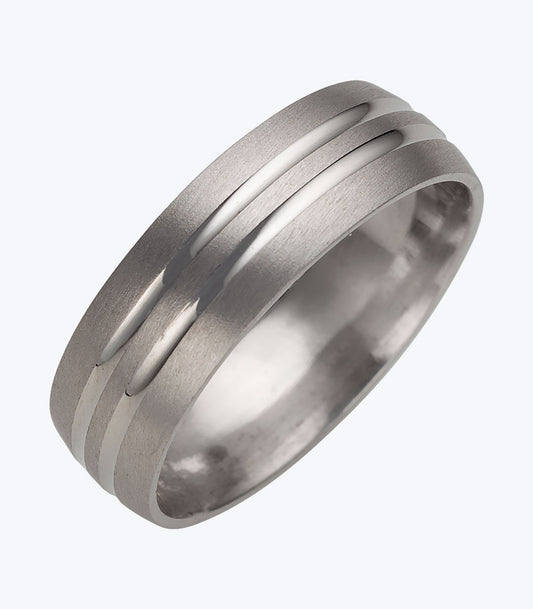 Gents Ring with 2 Lines