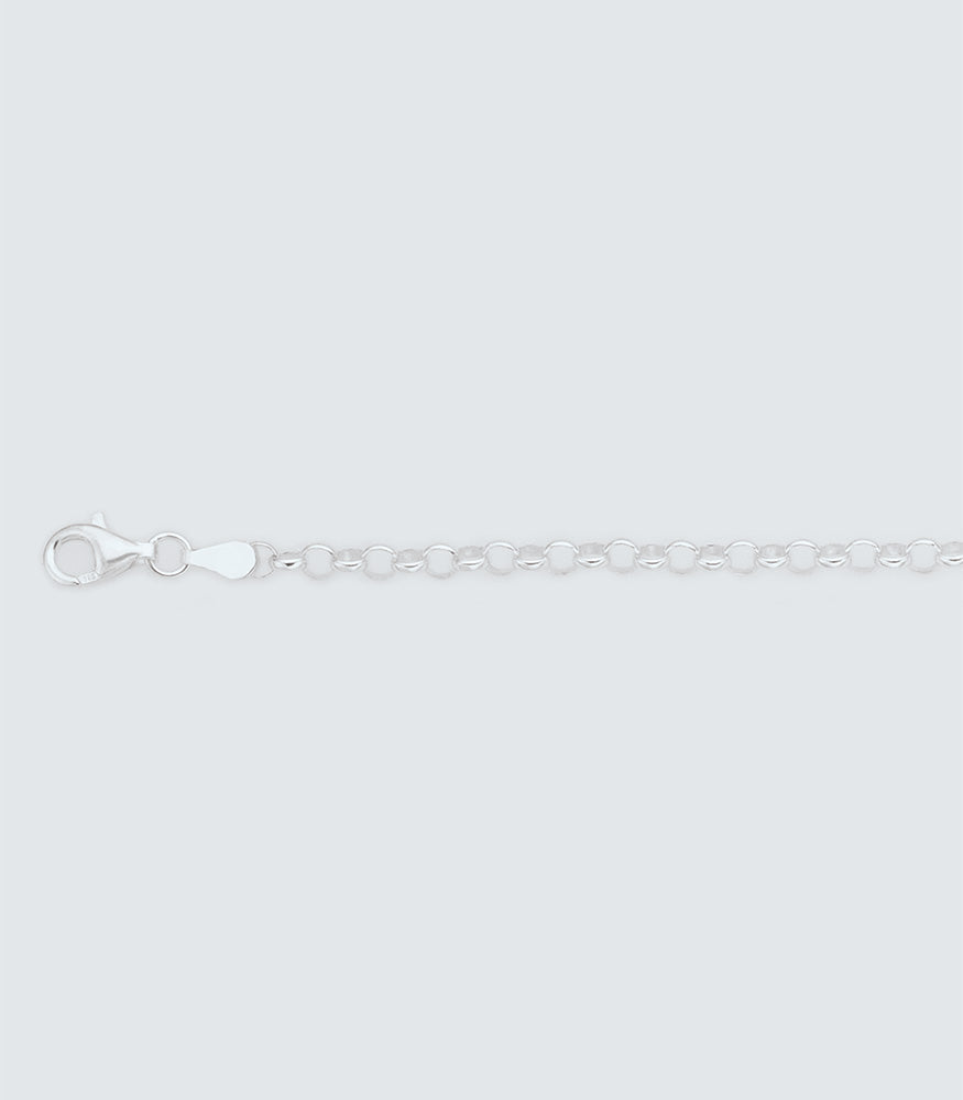 Belcher Sterling Silver Bracelet - 3.14mm - BELCHER 040-BR