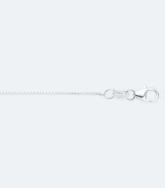 Box 015 Sterling Silver Chain - 0.89mm