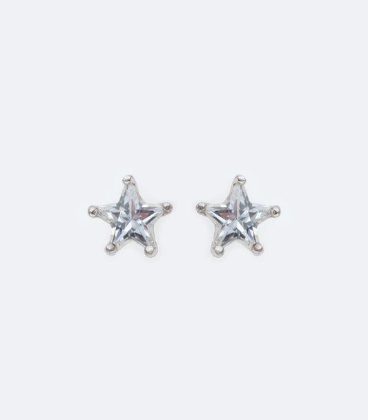 Fancy 072 Star Stud Earrings With Cubic Zirconia