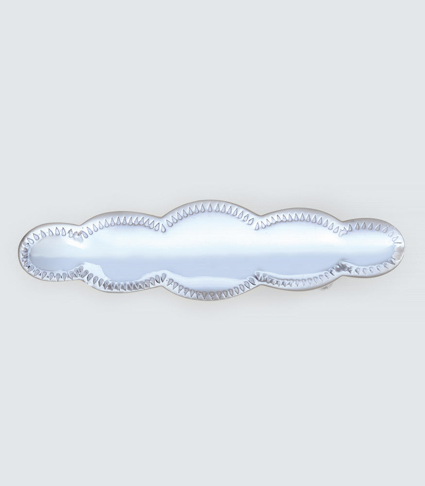 Engraved Baby Plain Sterling Silver Brooch - LMSH 001-PLAIN