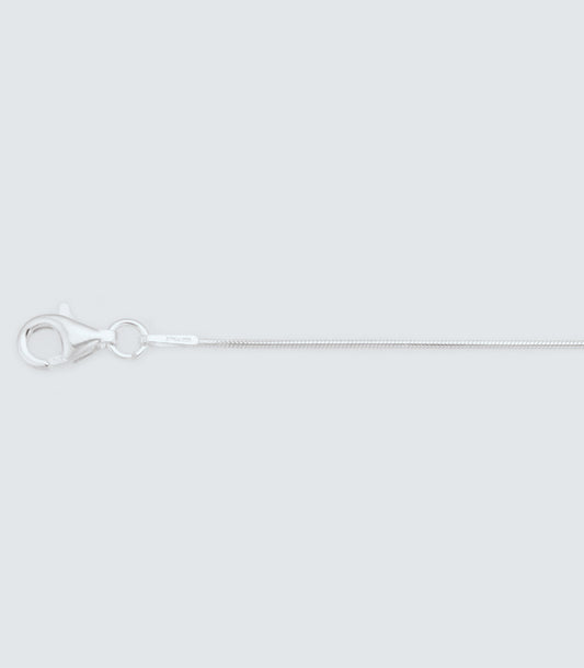 Snake 020 Sterling Silver Chain - 0.92mm