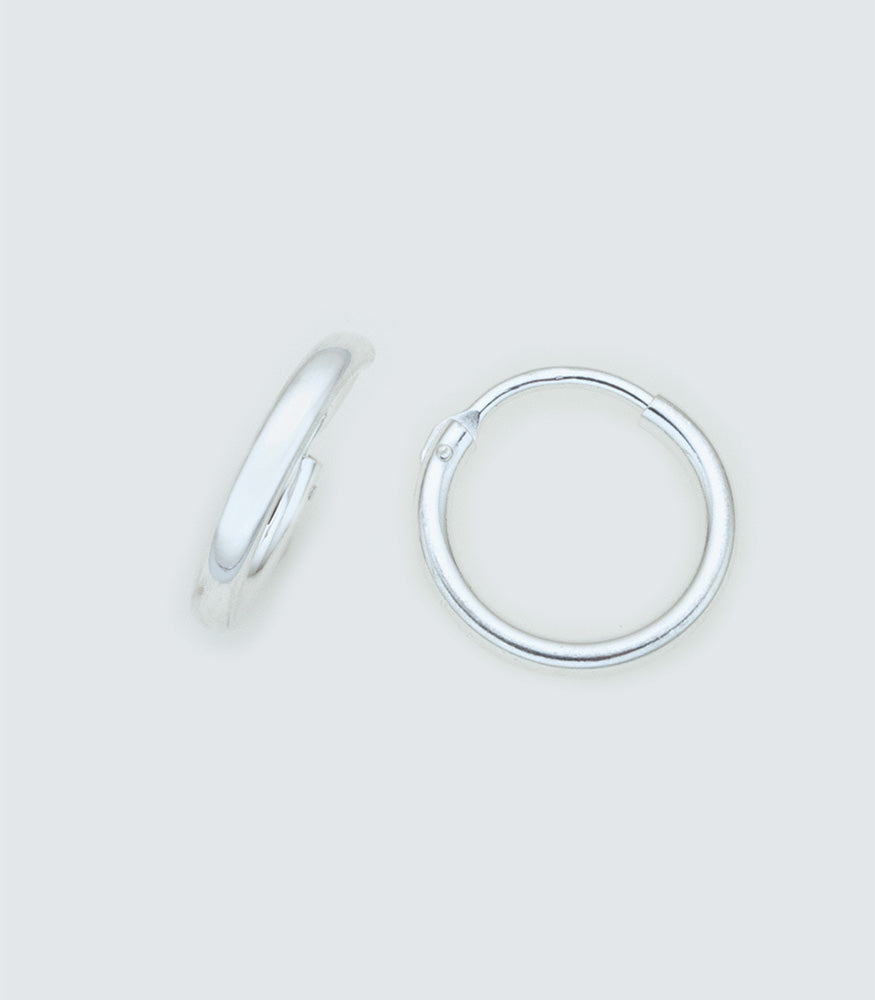 Sterling Silver Sleepers 14mm - SSER 029 2-14