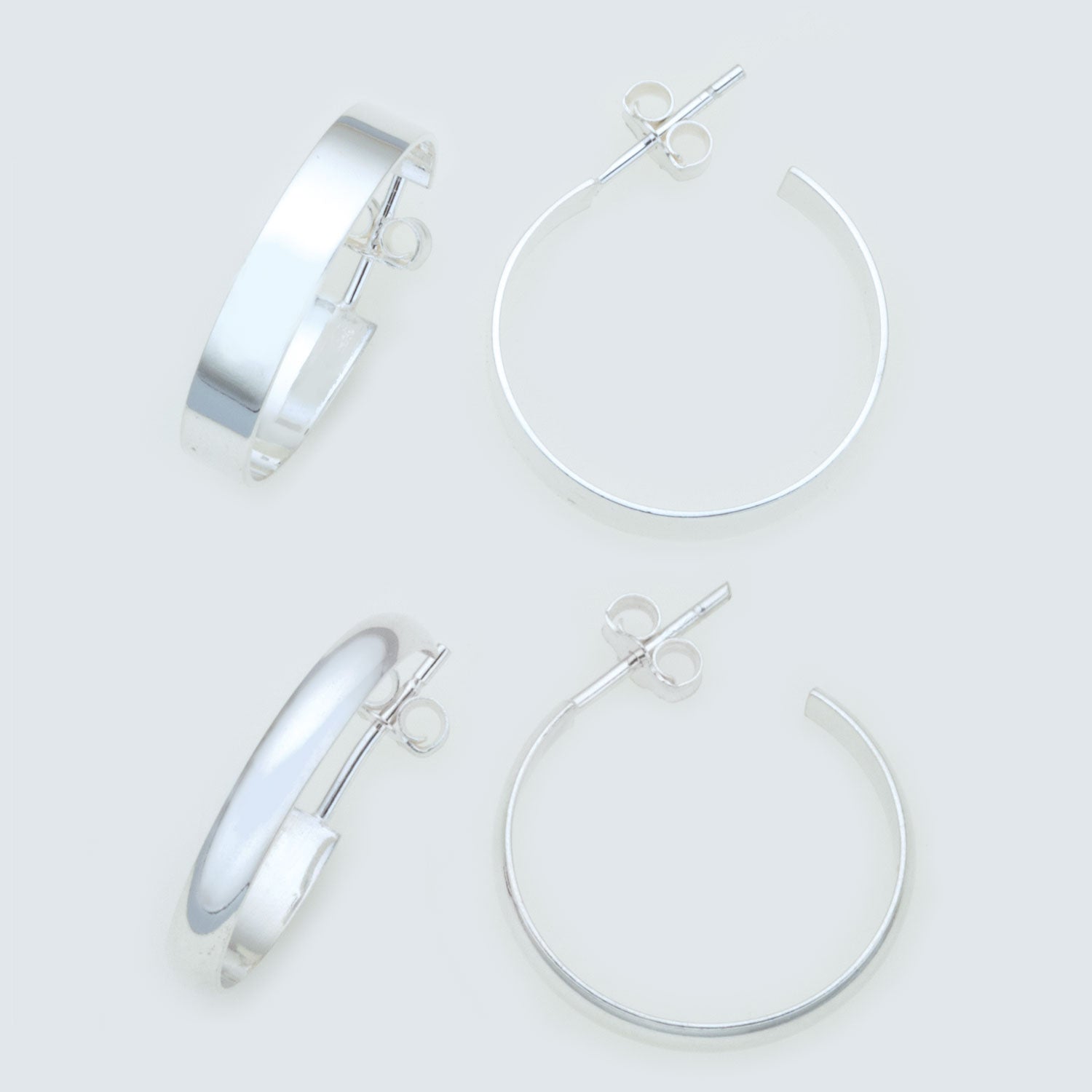 Sterling Silver Hoop Earrings