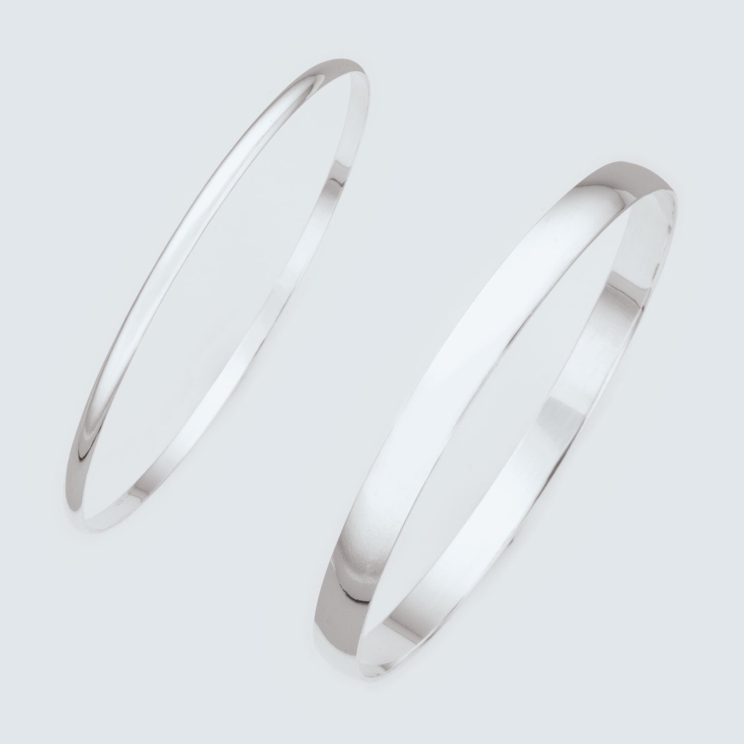 Sterling Silver Slave Bangles