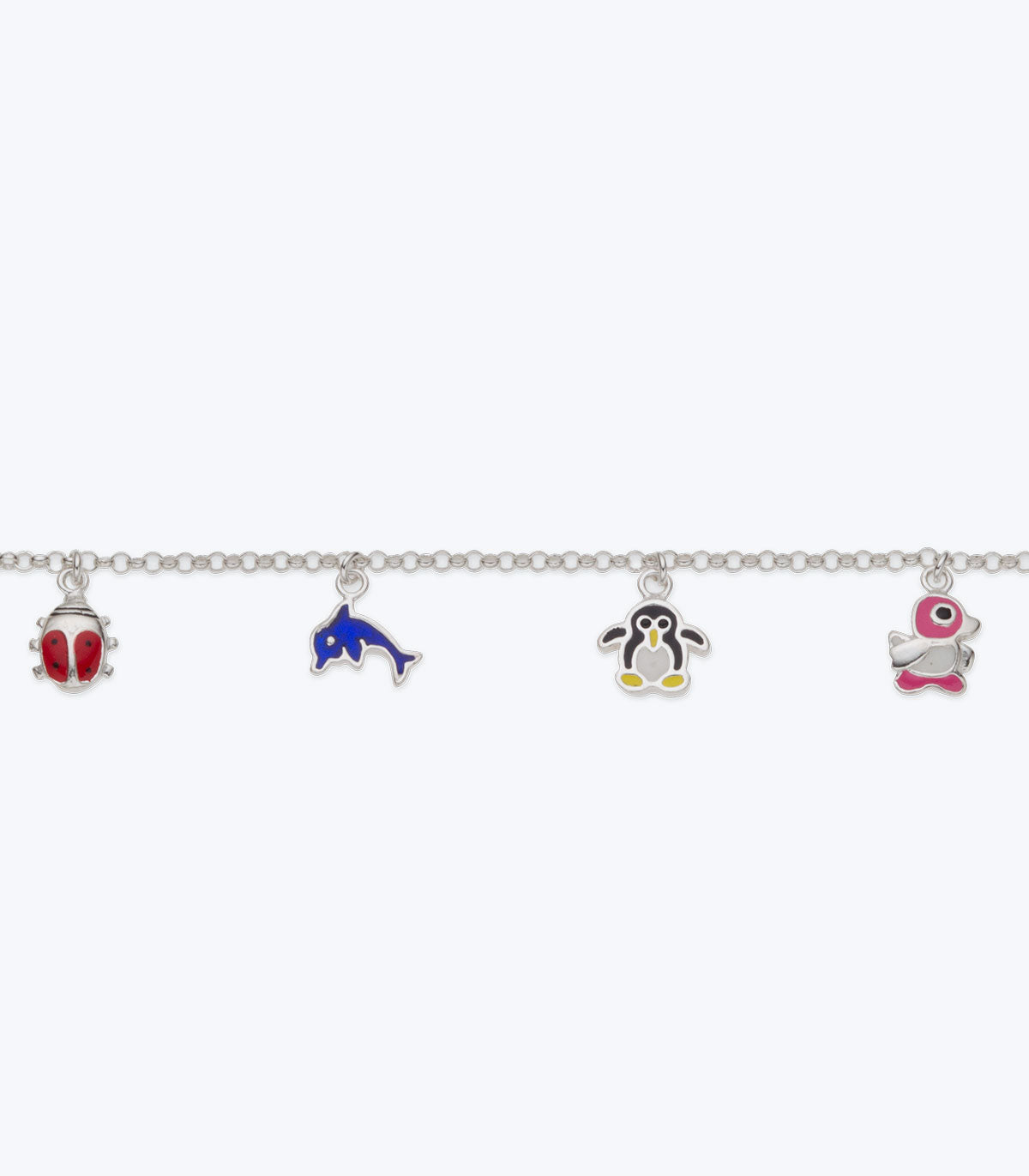 Baby Enamel Animal Charm Bracelet - LMSB 034