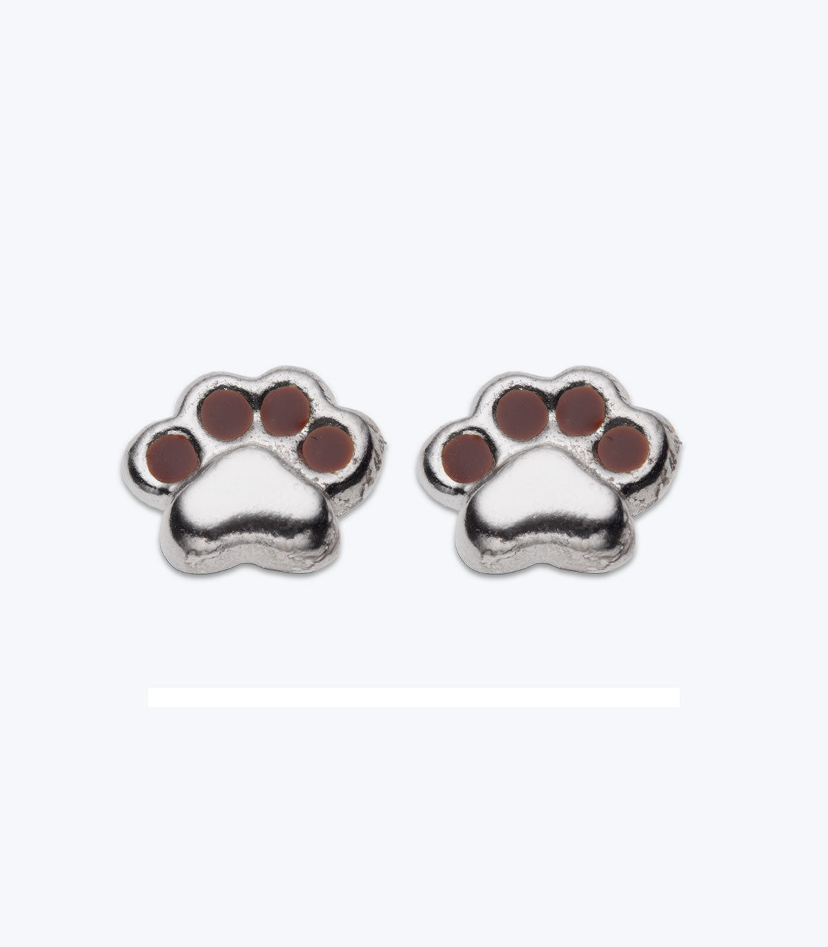 Enamel Paw Stud Earrings - LMSE 031