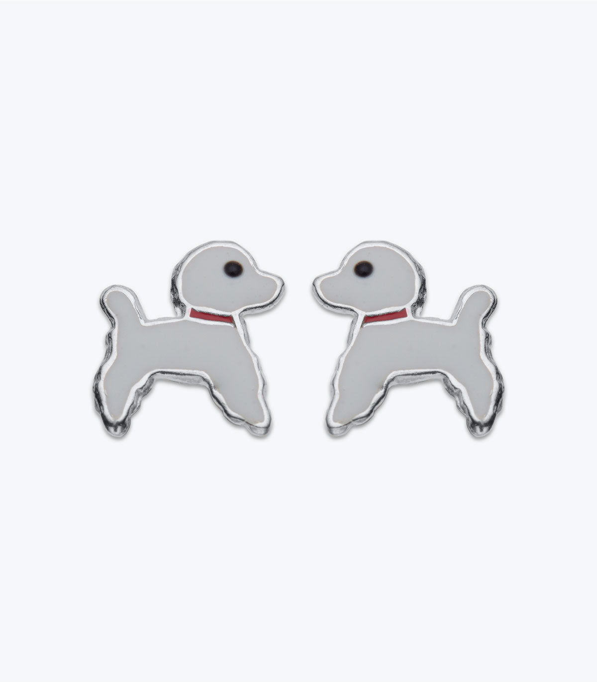 Enamel Lamb Stud Earrings - LMSE 040