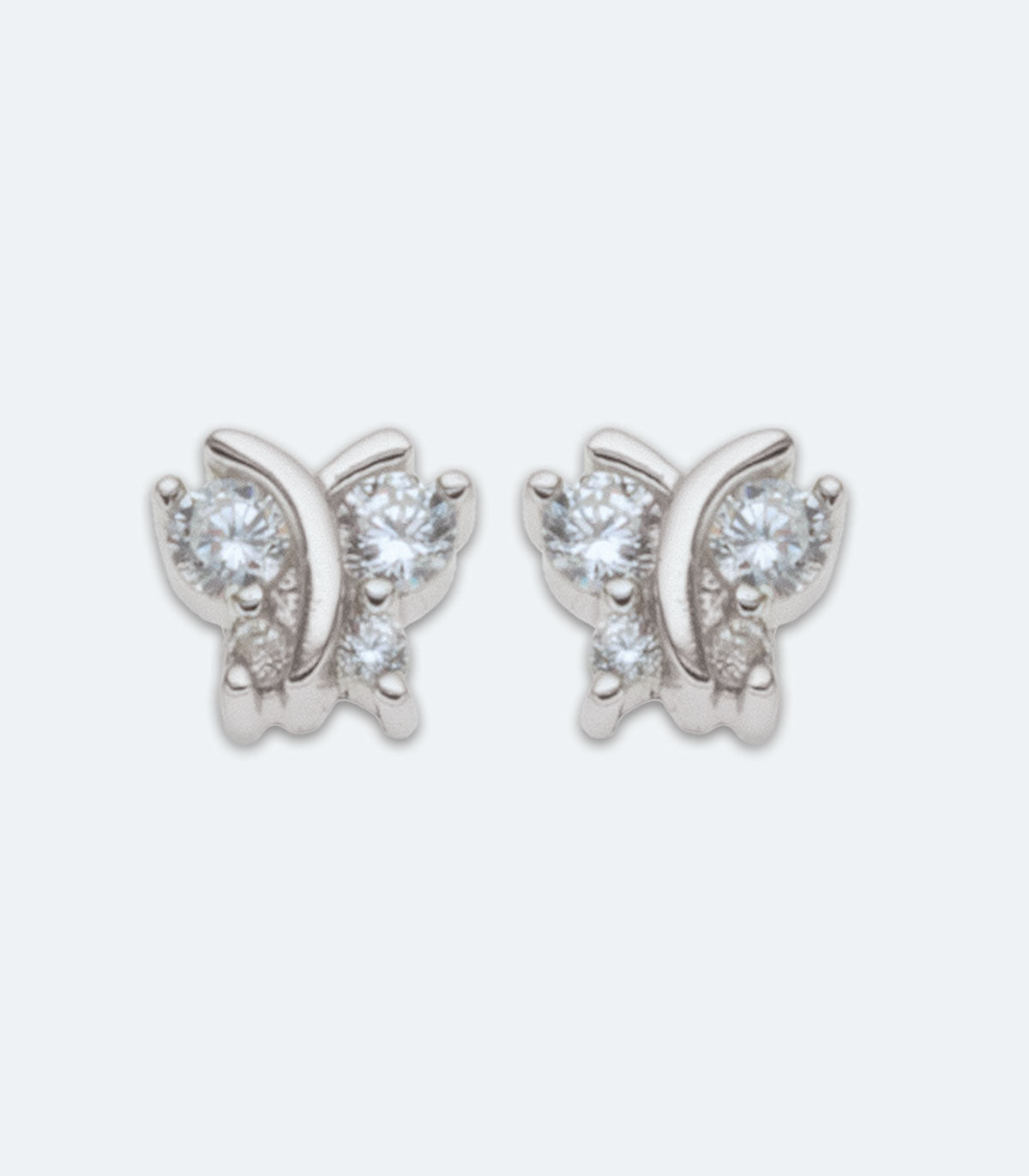 CZ Butterfly Earrings - LMSE 053