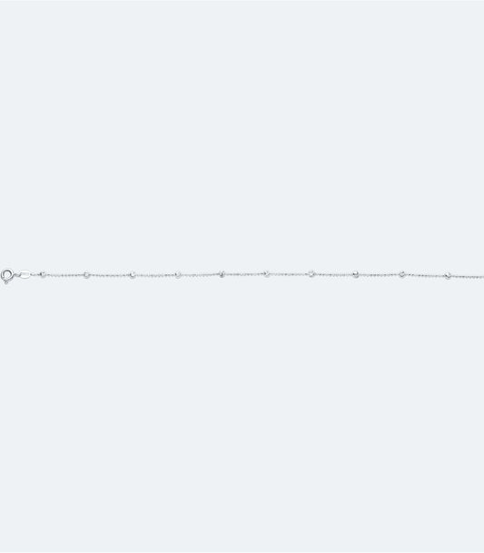 Plain Ball Chain Ball Charm Anklet - SSAK 120