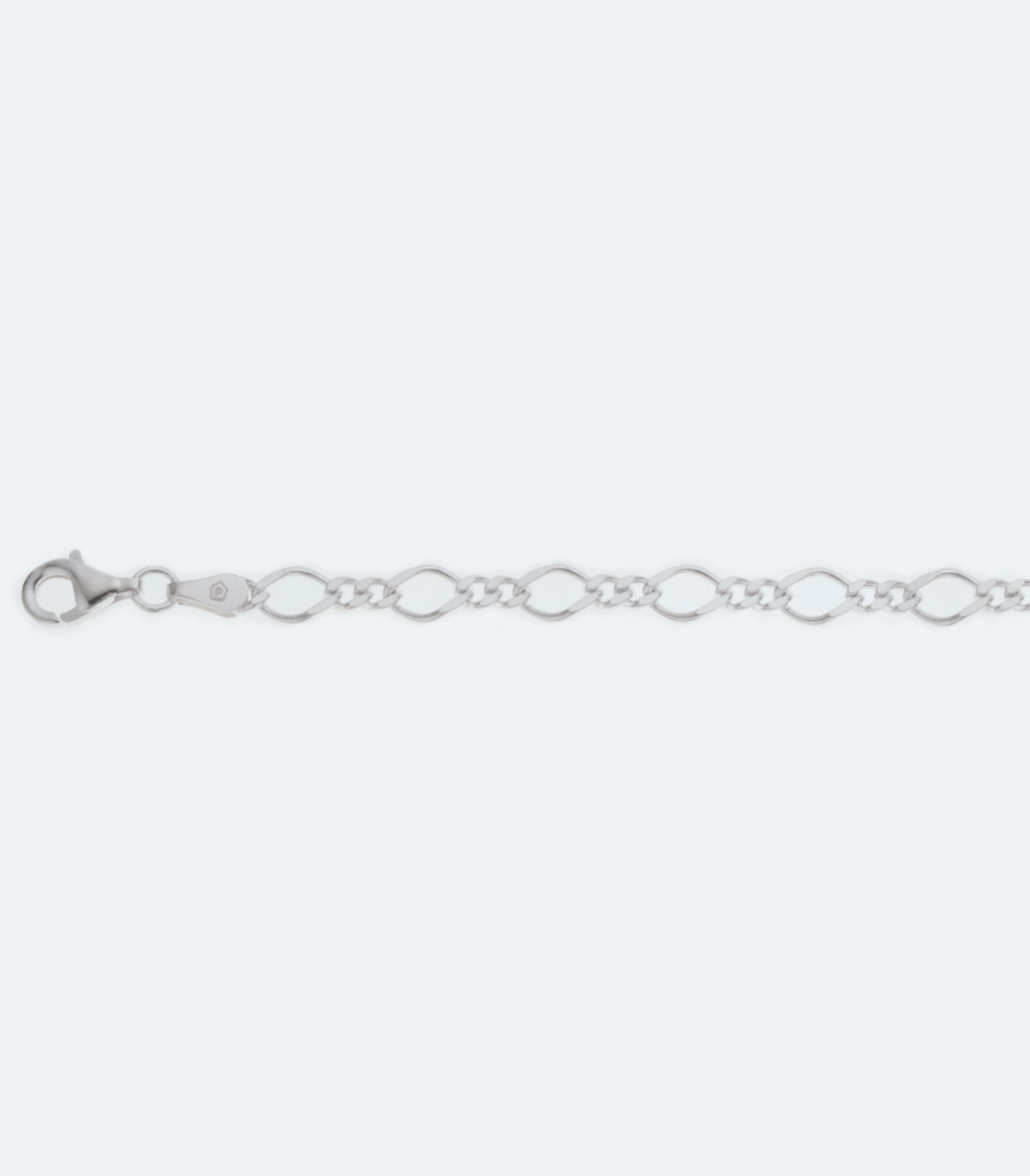 Plain Rhodium Bracelet