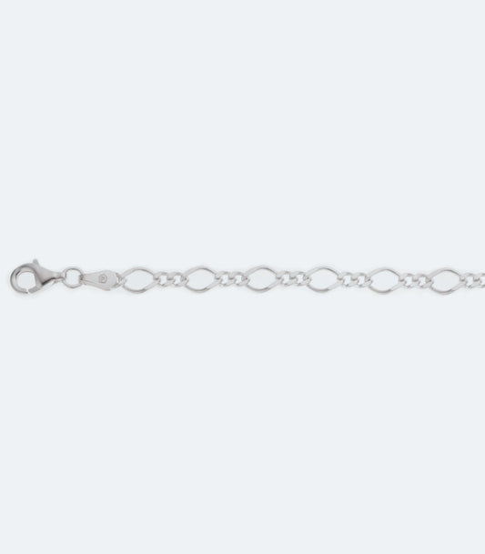 Plain Rhodium Bracelet