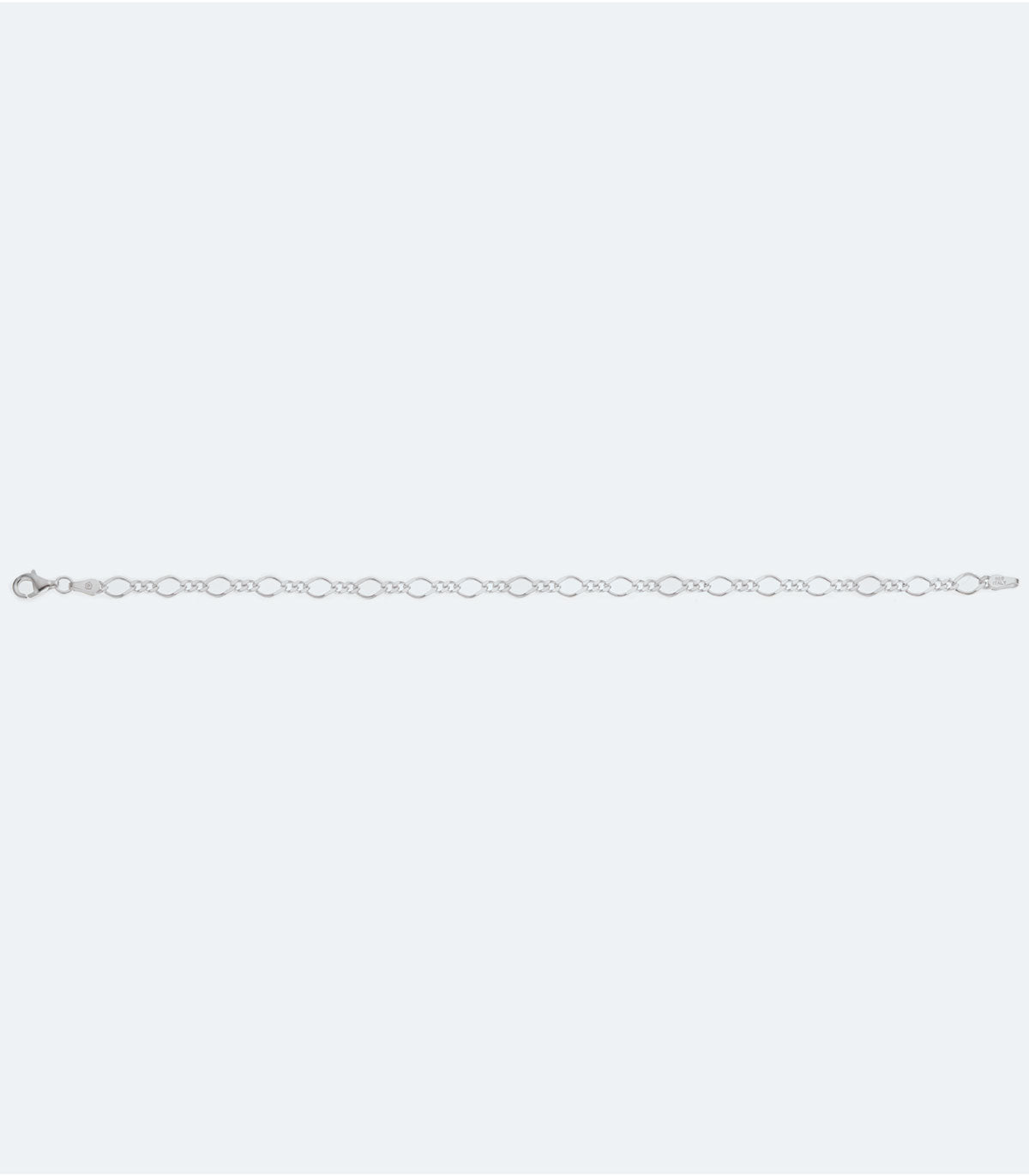 Plain Rhodium Bracelet