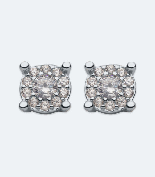 Small Clear CZ Earrings - SSER 395