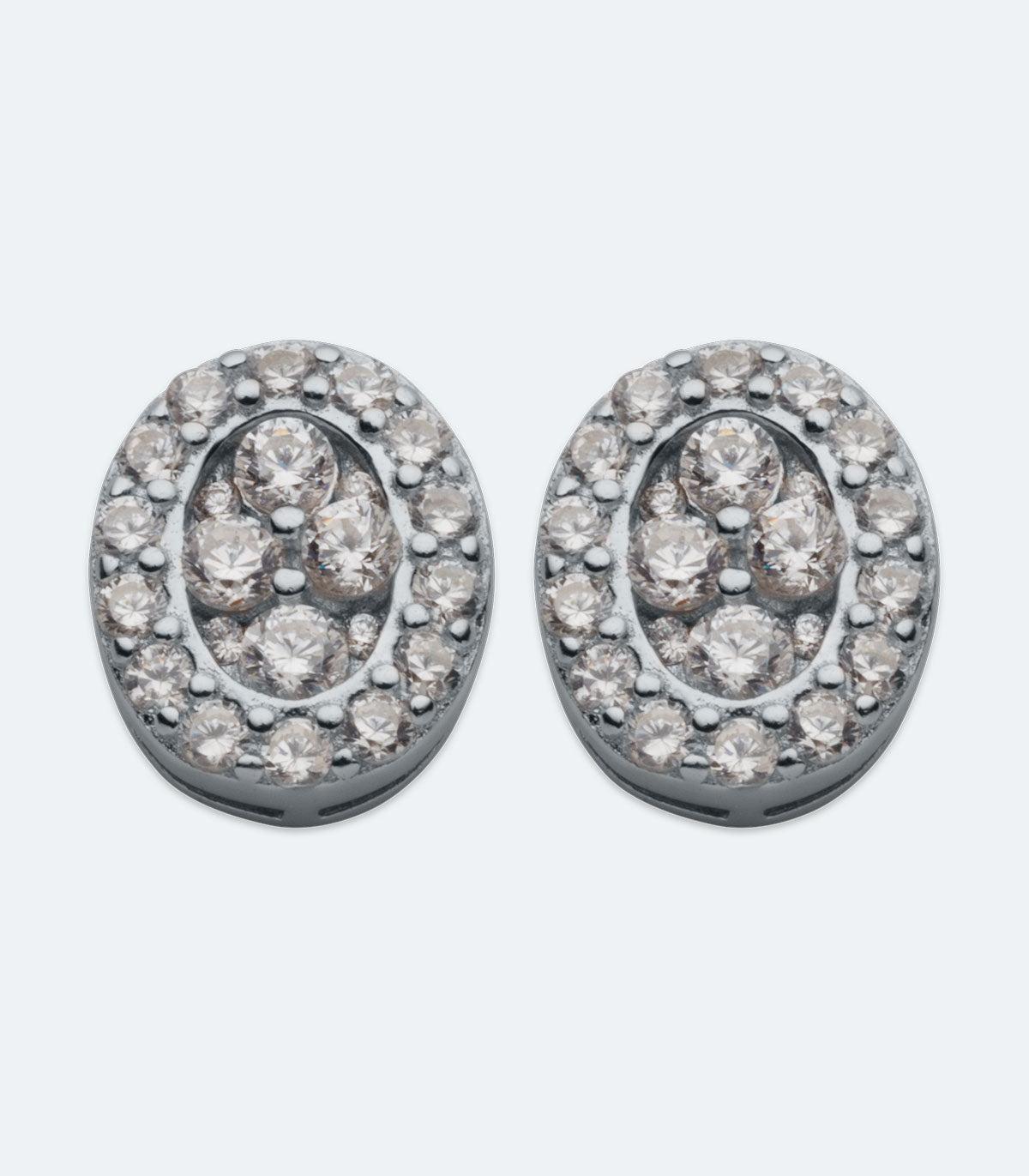 CZ Cluster Earrings - SSER 425