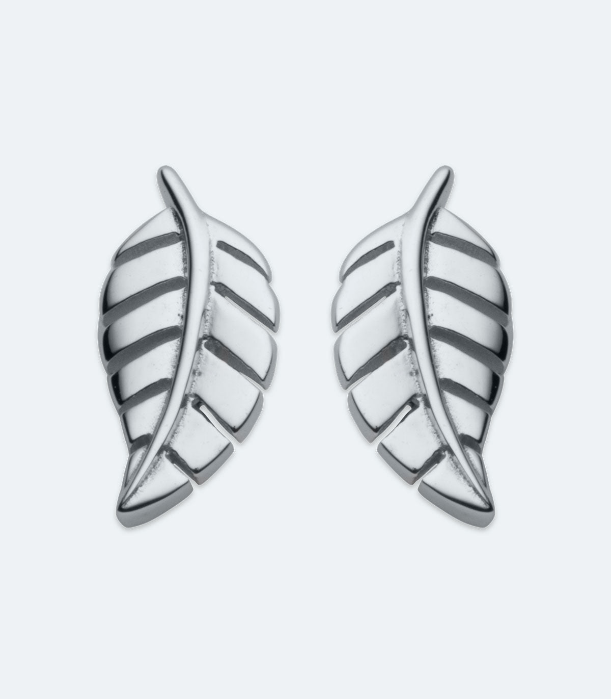 Plain Leaf Earrings - SSER 435