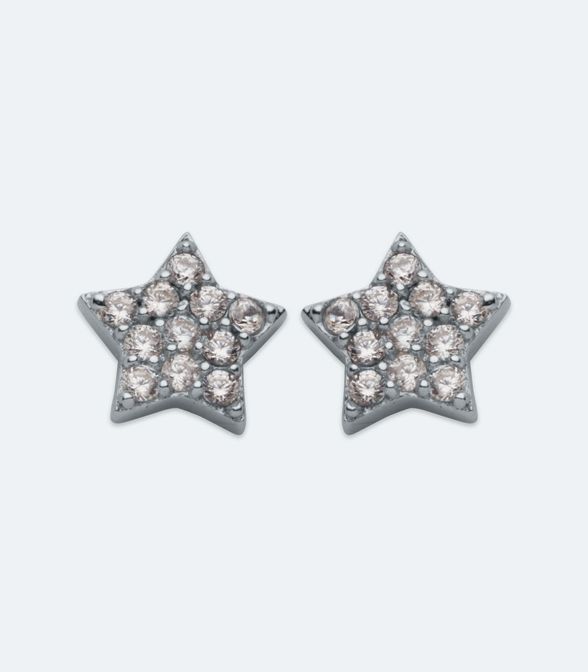 CZ Star Earrings - SSER 436