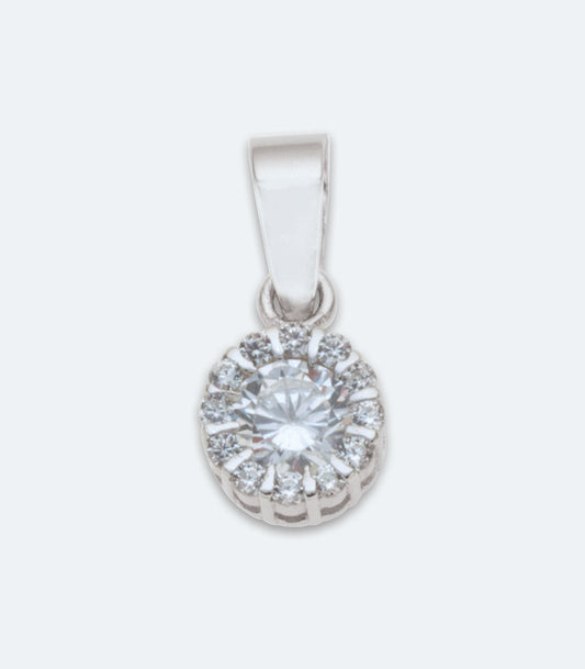 Fancy Small CZ Pendant - SSPD 226