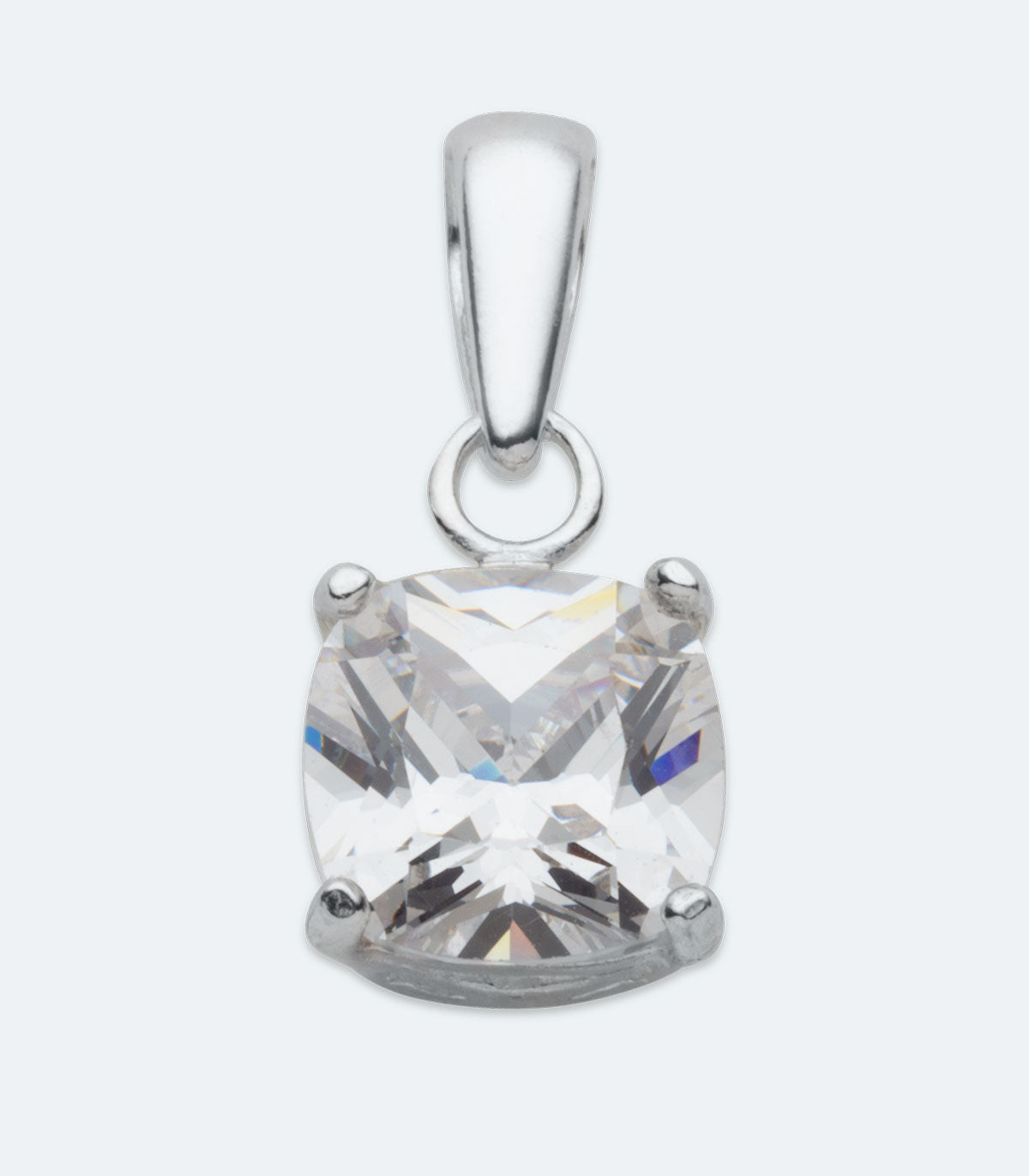 Clear CZ Pendant - SSPD 320