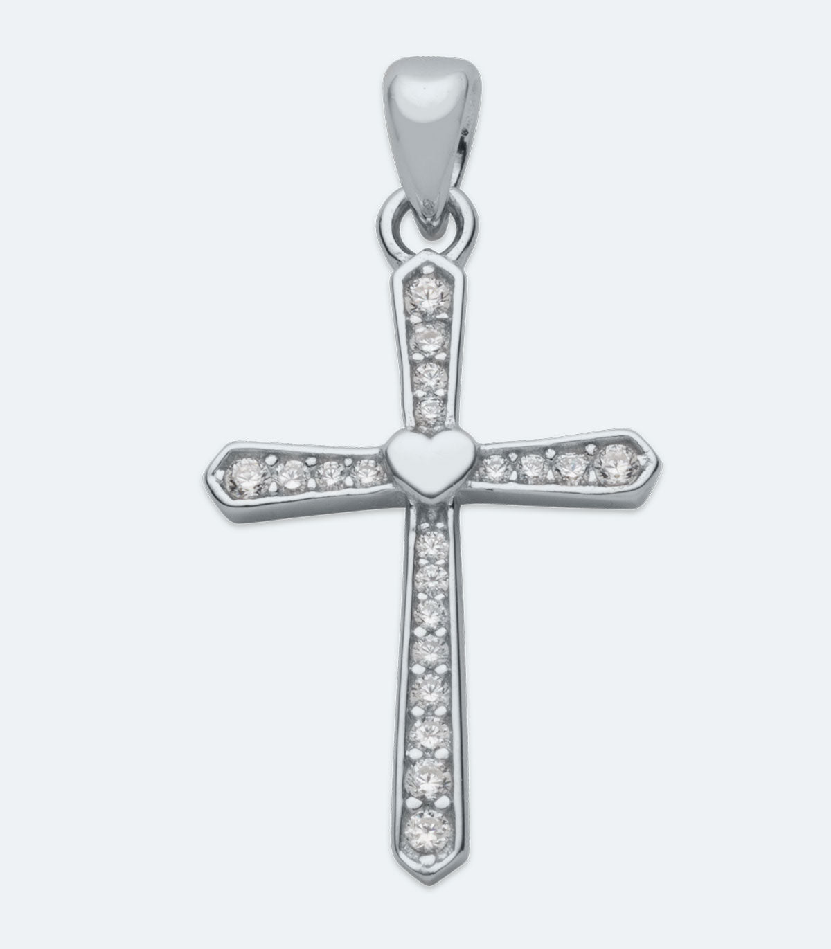 CZ Cross Pendant - SSRL 166