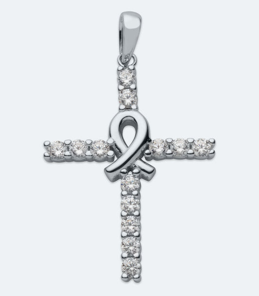 CZ Cross Pendant - SSRL 167