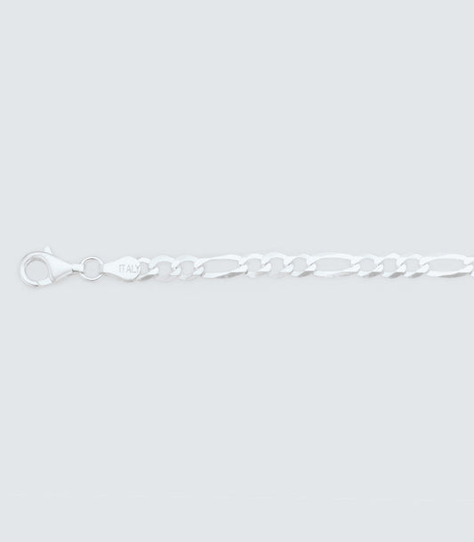 Figaro 100 Sterling Silver Chain - 4.38mm