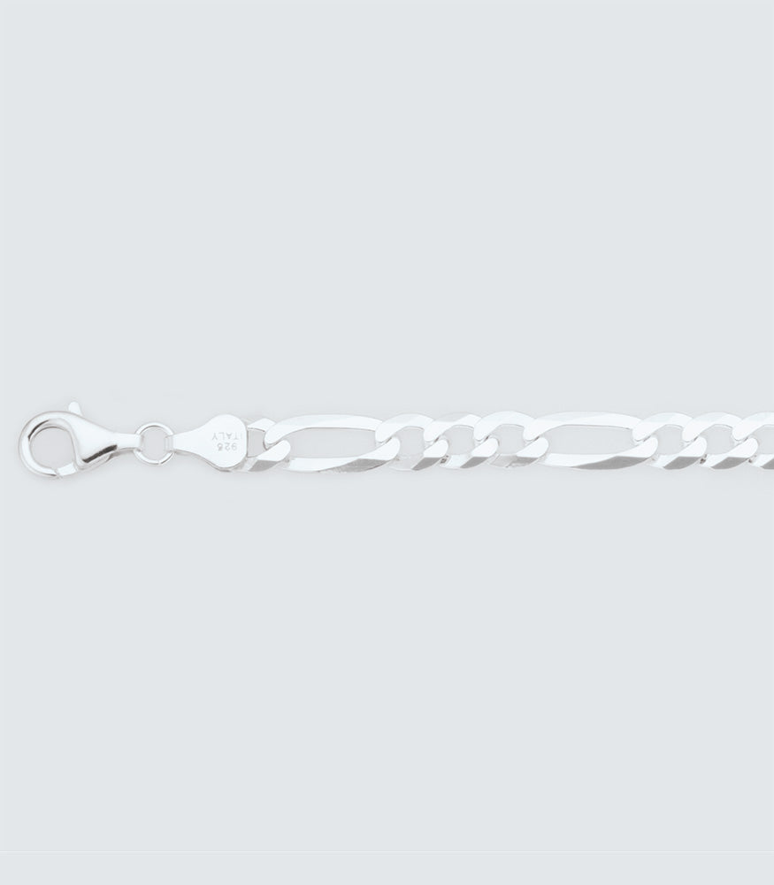 Figaro 150 Sterling Silver Chain - 6.26mm