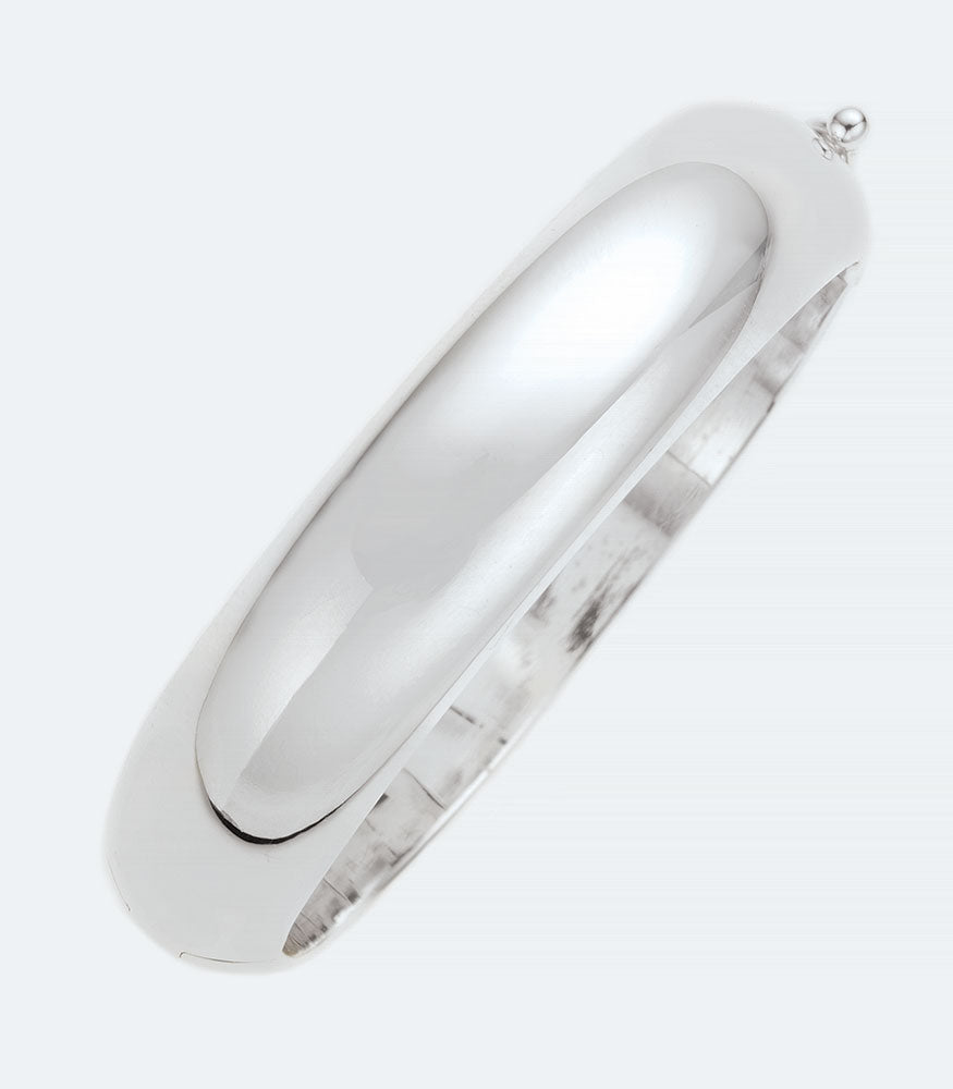 Sterling Silver Baby Plain Bangle