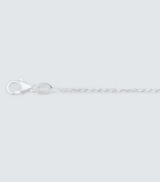 Rope 030 Sterling Silver Chain - 1.39mm