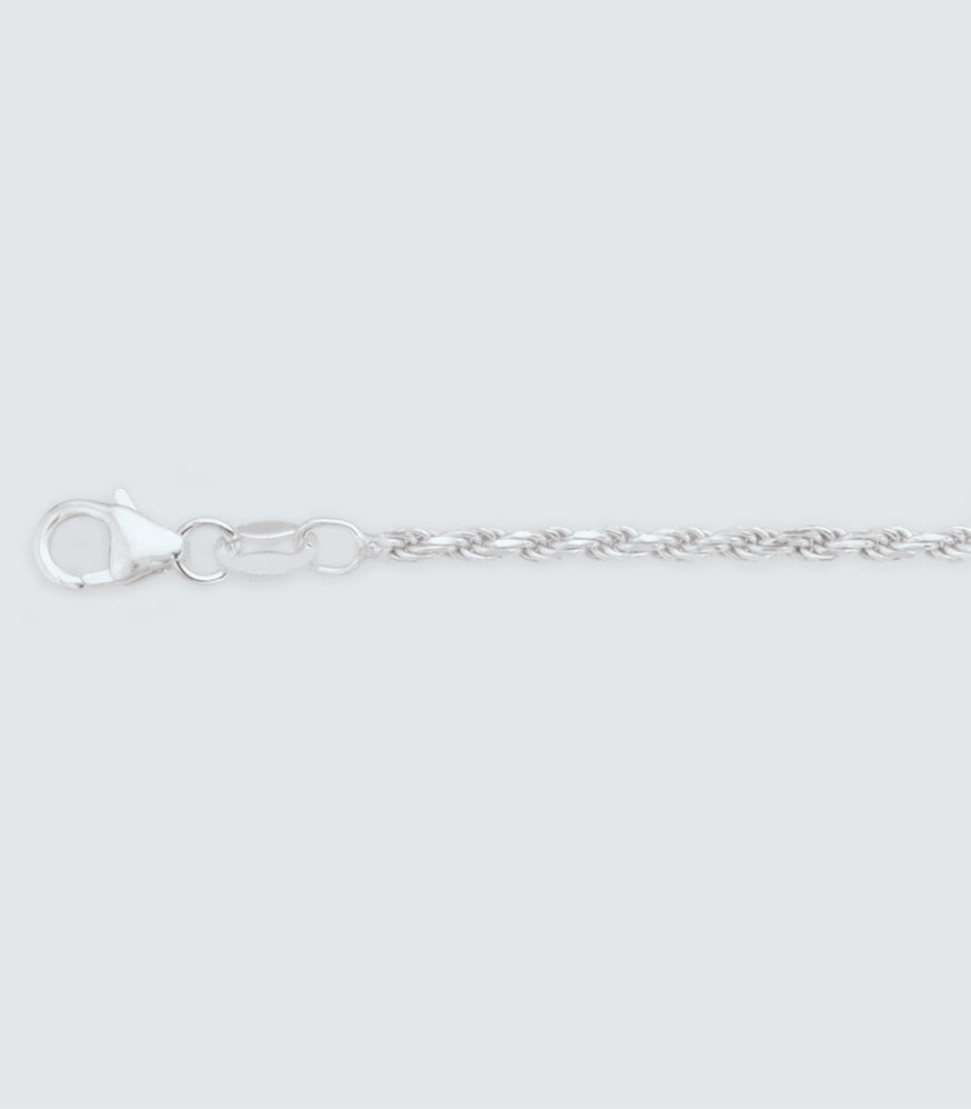 Rope 040 Sterling Silver Bracelet - 1.77mm