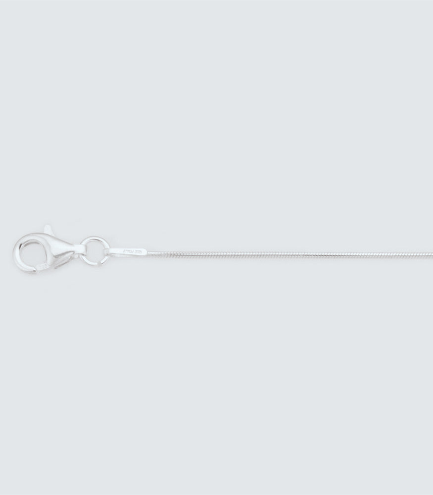 Snake 020 Sterling Silver Chain - 0.92mm