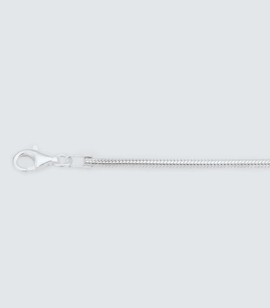 Snake 050 Sterling Silver Chain - 2.02mm