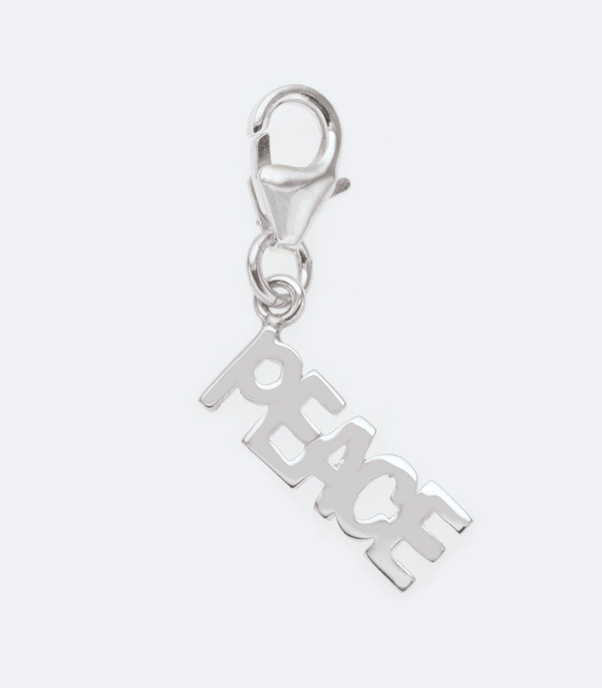 Peace Sterling Silver Charm