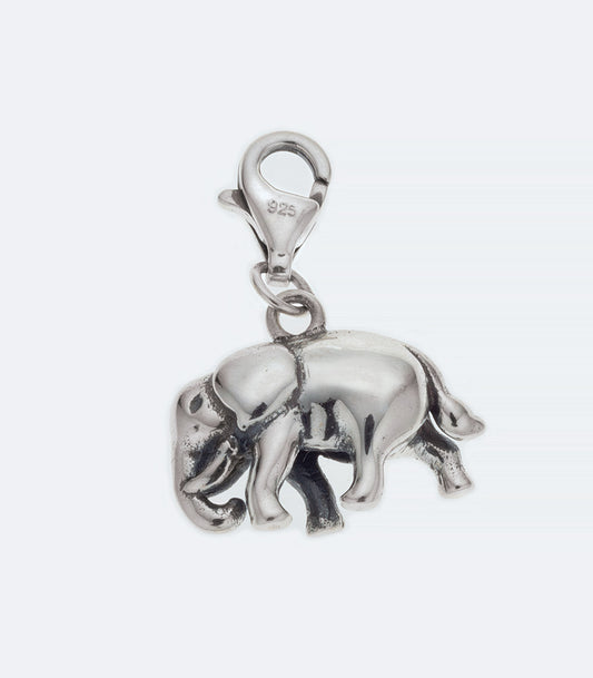 Elephant Sterling Silver Charm
