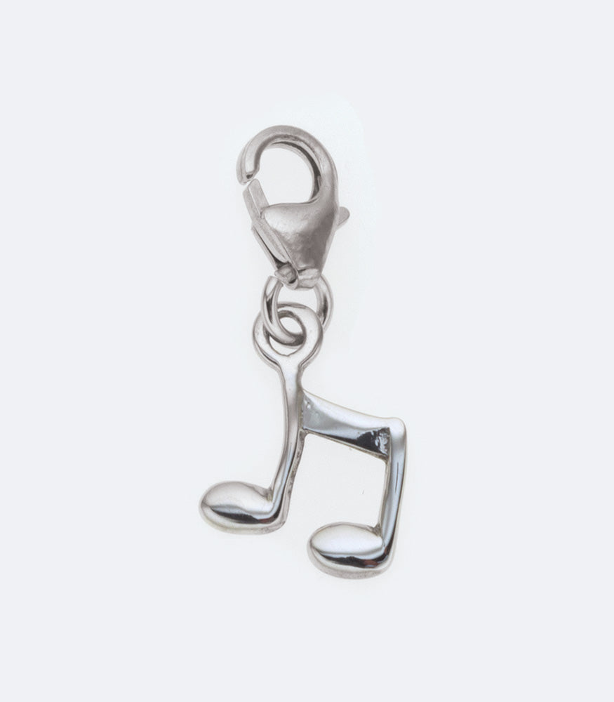 Musical Note Sterling Silver Charm