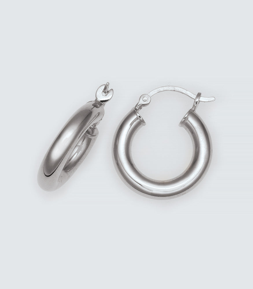 Hoops Sterling Silver 20mm