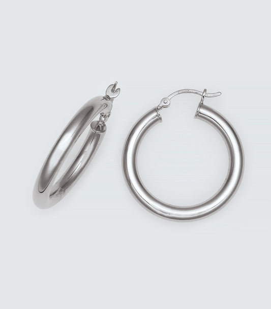 Hoops Sterling Silver 30mm