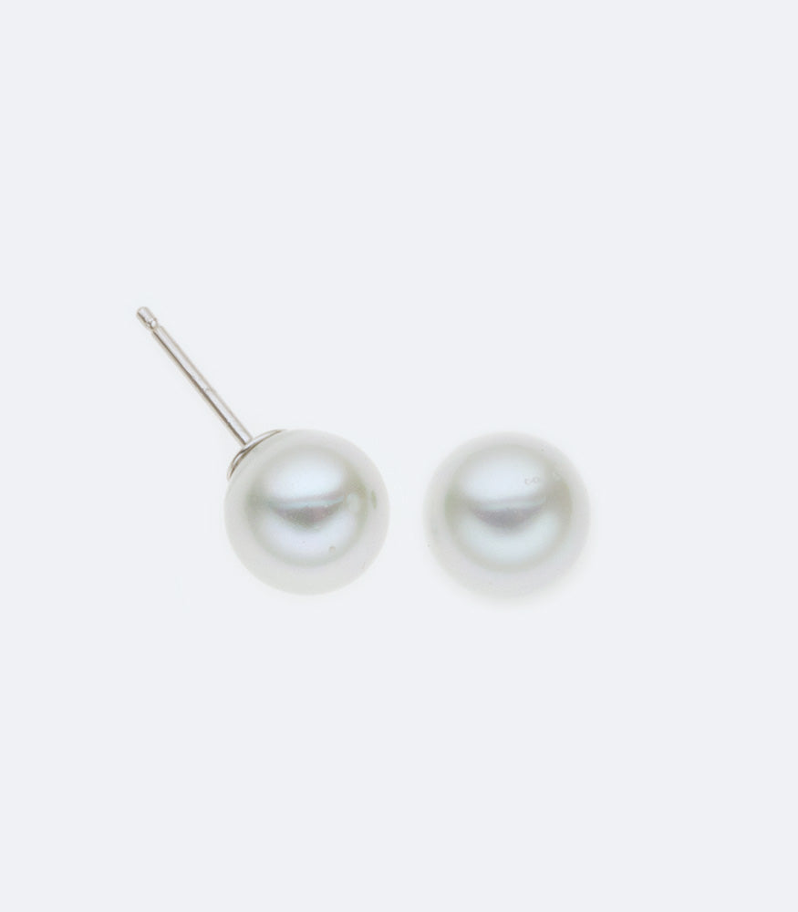 Imitation Pearl Stud 8mm Earrings