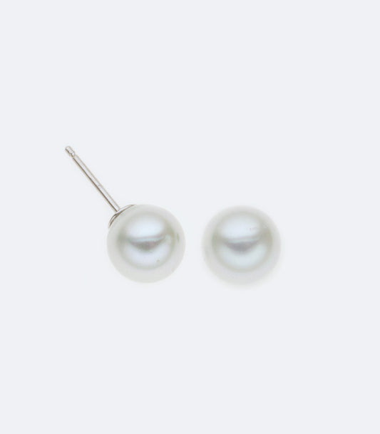 Imitation Pearl Stud 8mm Earrings