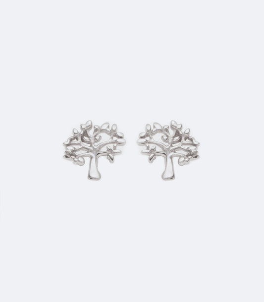 Tree Of Life - Plain 298 Sterling Silver Earrings