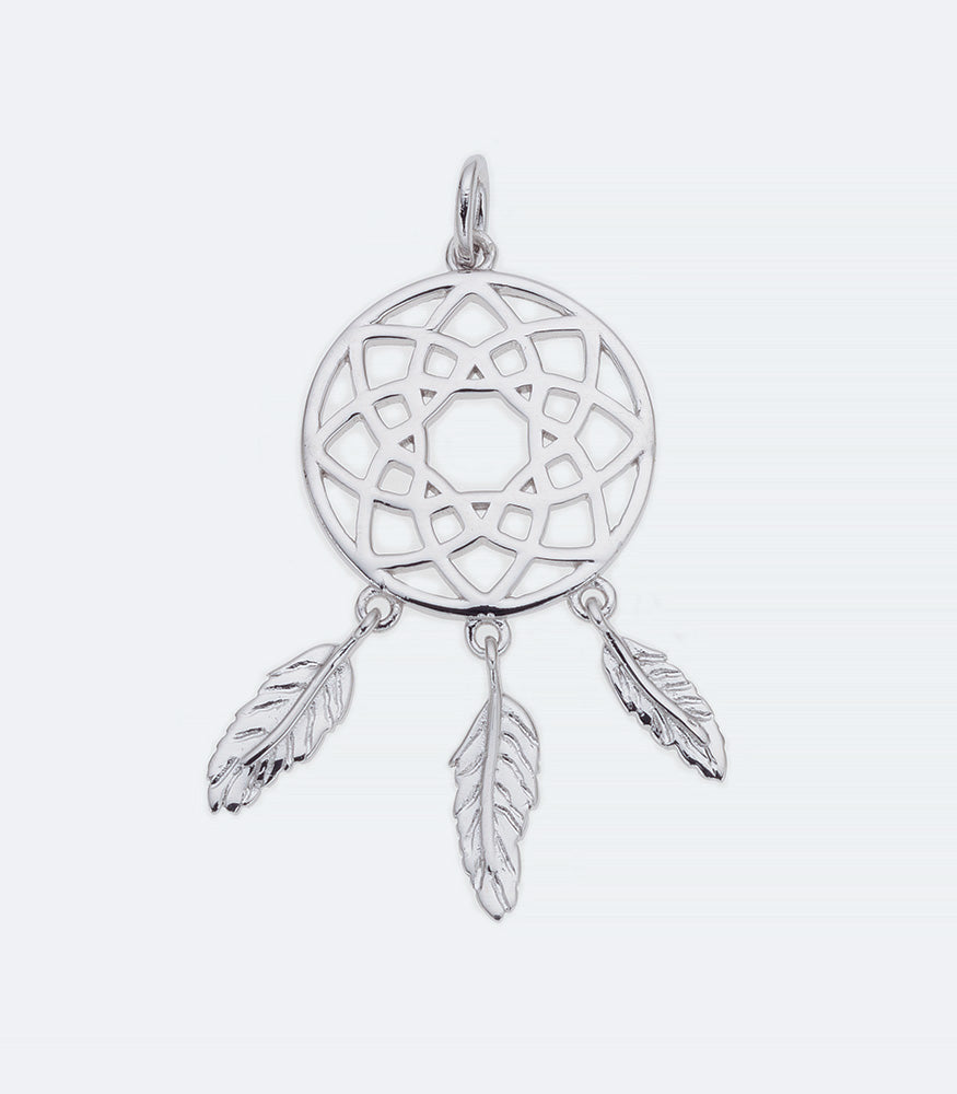 Dream Catcher Silver Pendant - 259