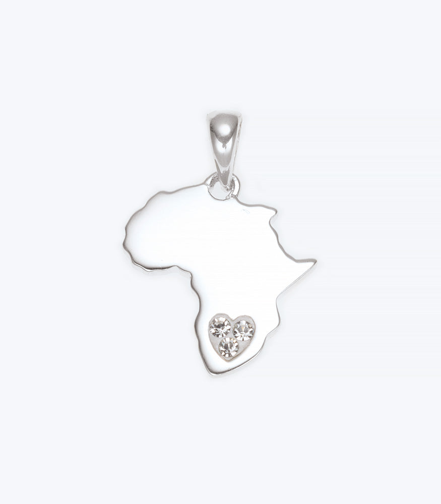 Africa Silver Pendant - 304