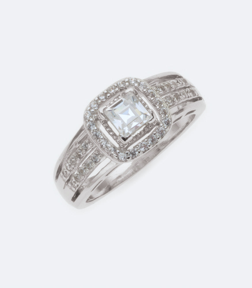 Fancy - Cubic Zirconia 089 Sterling Silver Ring