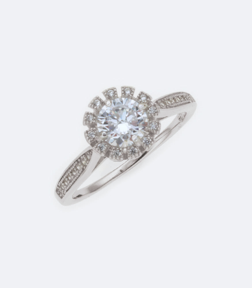 Fancy - Cubic Zirconia 297 Sterling Silver Ring