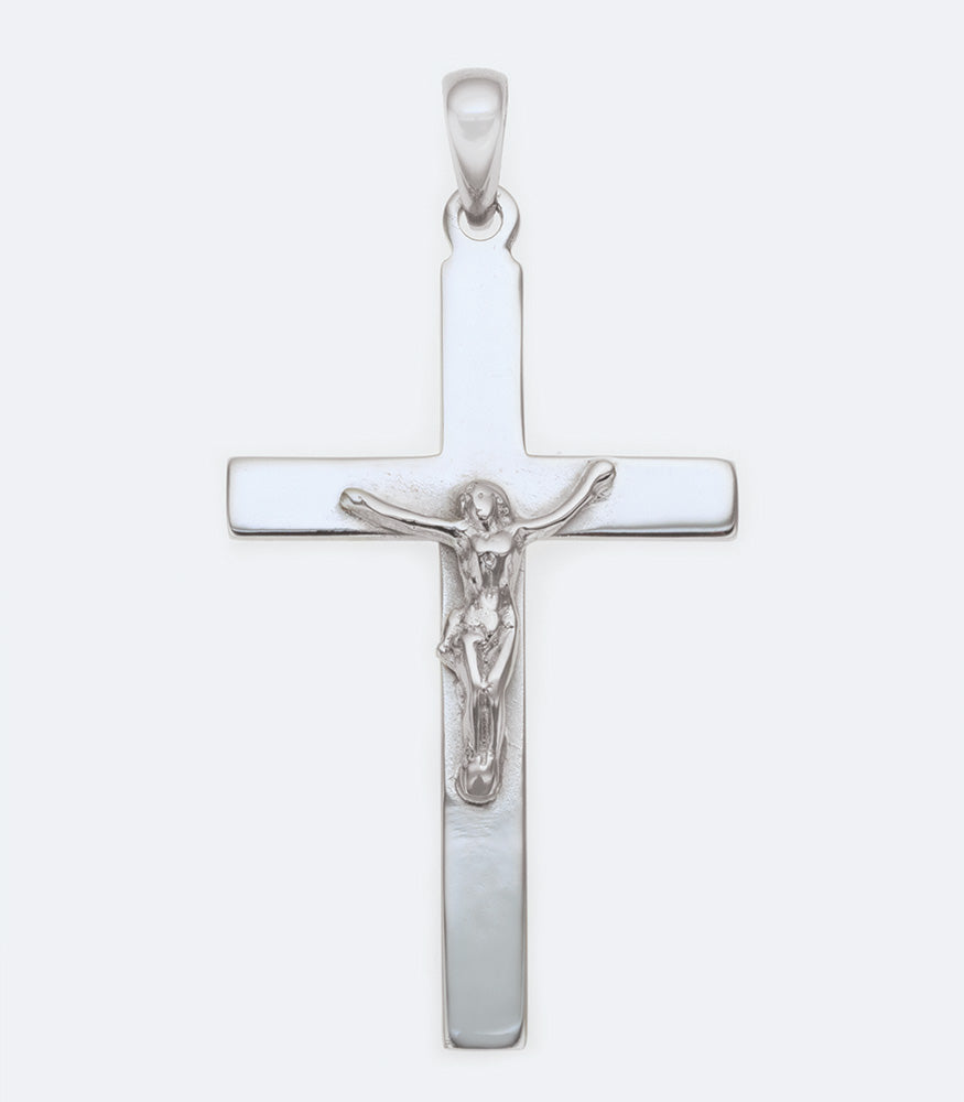 Crucifix 107 Sterling Silver Pendant