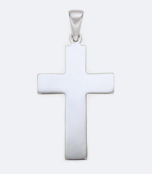 Cross 110 Plain Sterling Silver Pendant